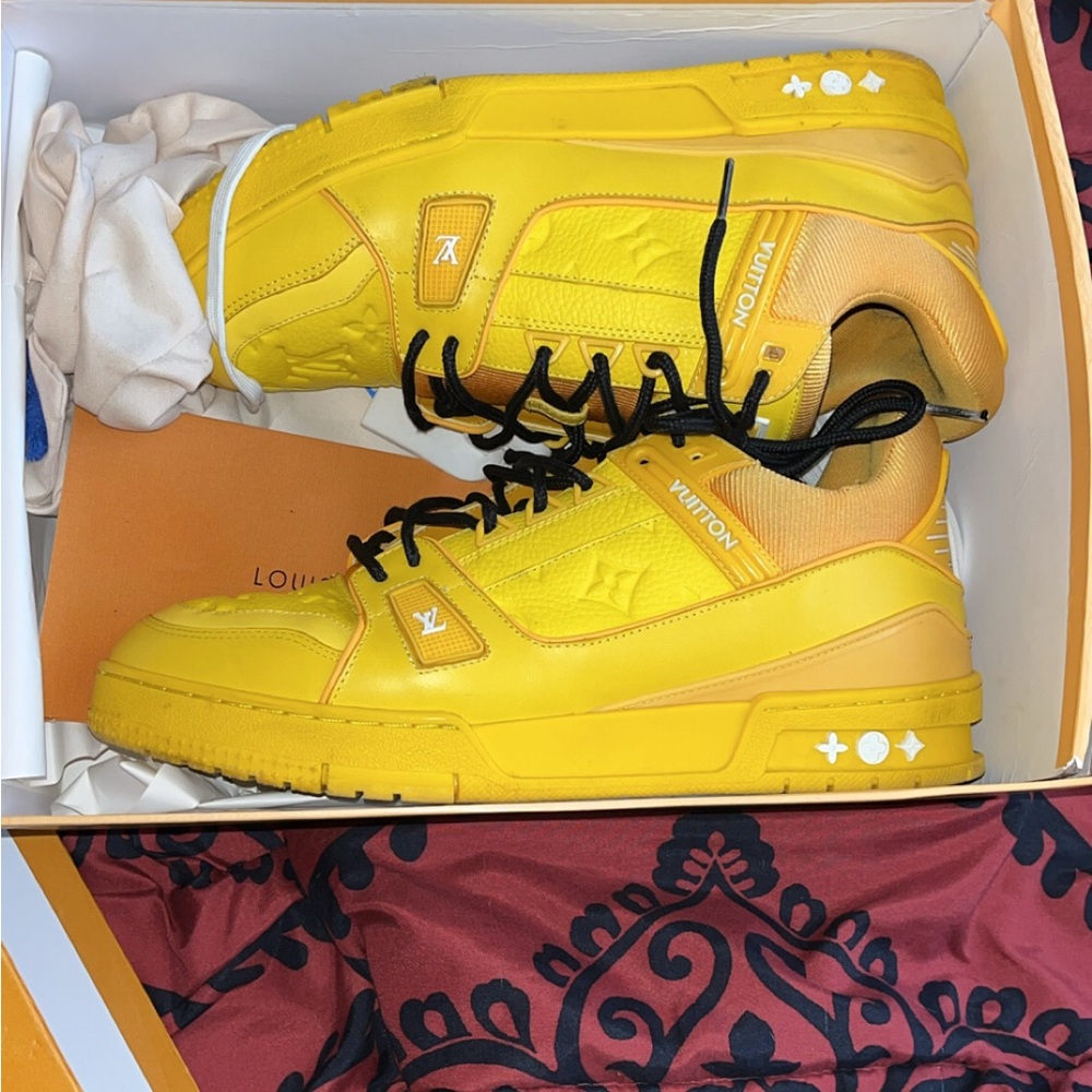 Louis Vuitton Yellow Sneakers